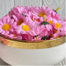 Бутон ромашки, 4 см, розовый, упаковка 200 шт.