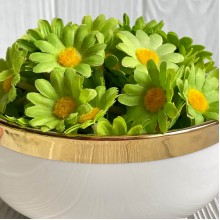 Бутон ромашки, 4 см, салатовый, упаковка 200 шт.