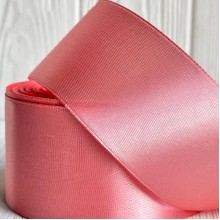 Атлас 5 см, розово-пудровый, рулон 33 м