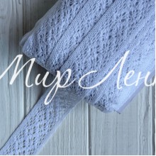 Кружево вязаное (D30038), белое, 4 см, рулон 45 м