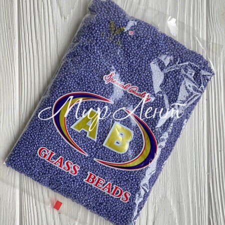 Бисер непрозрачный, размер 12/0, сине-фиолетовый (683), упаковка 400 г