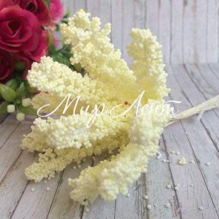 Травка-паличка, 10 см, молочний, упаковка 144 шт.