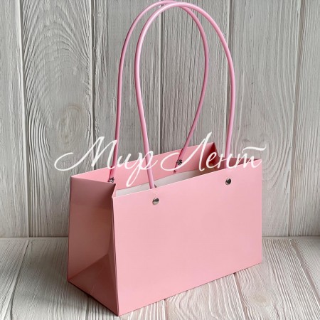 Водостійка сумочка велика, 18х14,5х8 см, рожева, упаковка 10 шт.