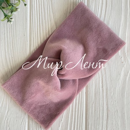 Повязка спорт велюр mini, 9х18 см, пудровая, шт.