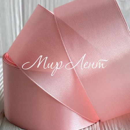 Атлас 5 см, ванильный, рулон 33 м