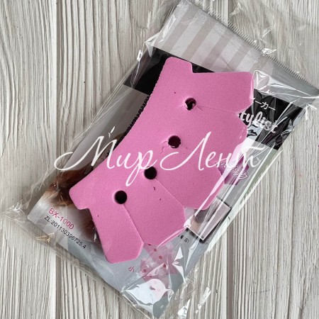 Заколка для волос хеагами, 11,5 см, розовая, шт.