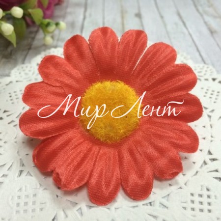 Бутон ромашки, 6 см, червона, упаковка 100 шт.