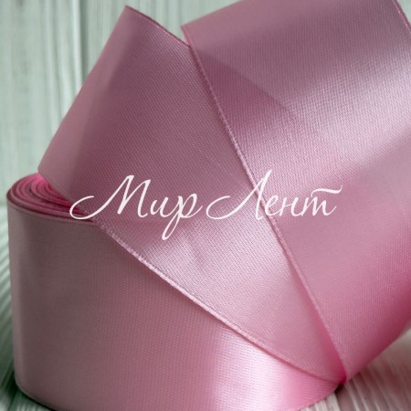 Атлас 4 см, розово-лиловый, рулон 33 м