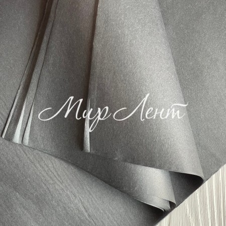 Папір тишею, 50х70 см, чорна, упаковка 40 шт.