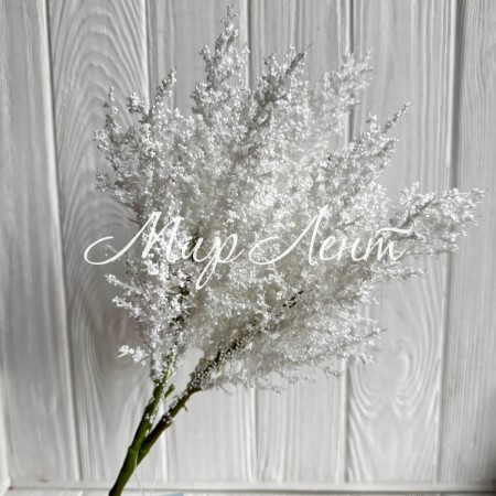 Ветка морозника большая, 45 см, белая, шт.