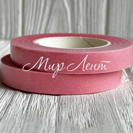 Тейп-лента, 12 мм, светло-розовая, рулон 27,5 м