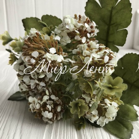 Гілка каланхое, 27 см, зелений з білим, 1 шт.