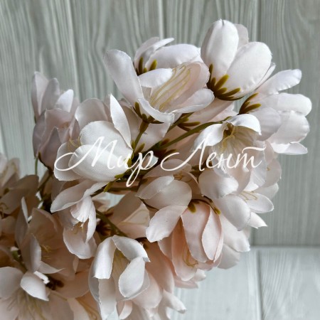 Ветка жасмина, 86 см, персиковая, шт.