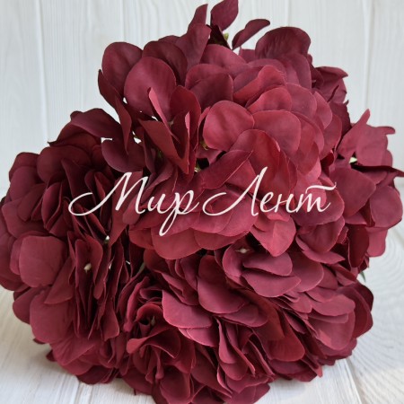 Букет гортензии (С30469), 48 см, бордовый, шт.