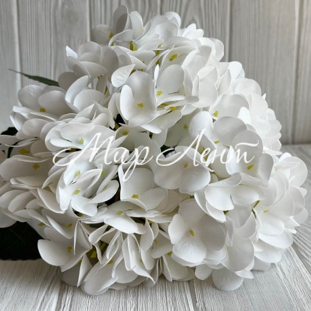 Гортензия латексная (С30056), 46 см, белая, шт.