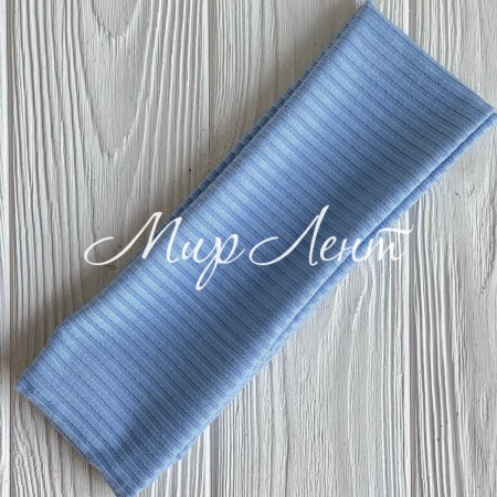 Повязка мустанг прямая, 7,5х20 см, голубой, шт.