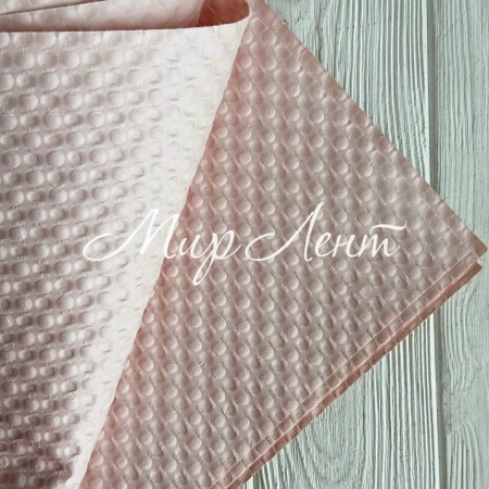 Влагостойкая текстурированная бумага, 53х53 см, светло-пудровый, упаковка 10 шт.