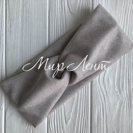 Повязка кашемировая, 11 см, бежевый, шт.