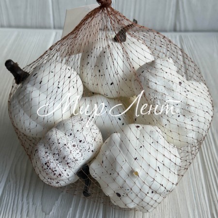 Набір з гарбузиками (С30505), білий, набір 8 шт.