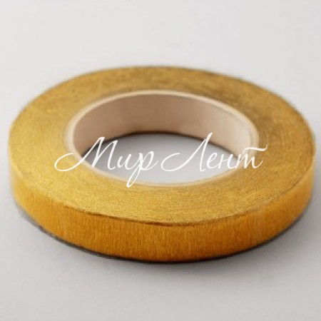 Тейп-стрічка, 12 мм, золото, рулон 27,5 м