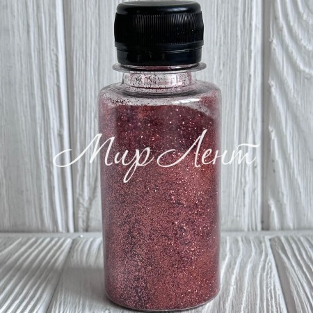 Присыпка глиттер (баночка), 1/96, шоколадный, упаковка 100 г
