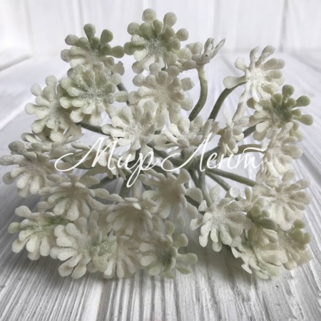 Веточка вакса, 13 см, оливковый, упаковка 10 шт.