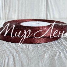 Атлас 0,6 см, брауни, рулон 33 м