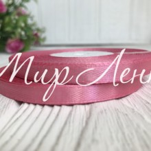 Атлас 0,6 см, пудровый, рулон 33 м