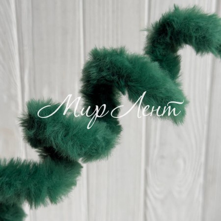 Плюшевий дріт (C10003), 20ммх100 см, зелений, упаковка 5 шт.