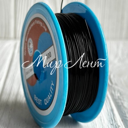 Леска (мононить) (NMFL), 0,7 мм, черная, рулон 100 м, упаковка 6 шт.