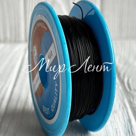 Леска (мононить) (NMFL), 0,6 мм, черная, рулон 100 м, упаковка 6 шт.