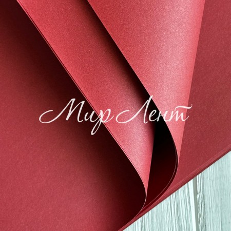 Бумага плотная в листах, 58х58 см, бордовый, упаковка 10 шт.