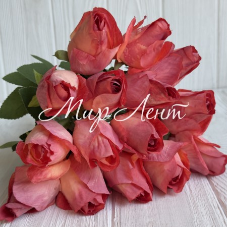 Букет троянд (С30479), 40 см, кораловий, шт.