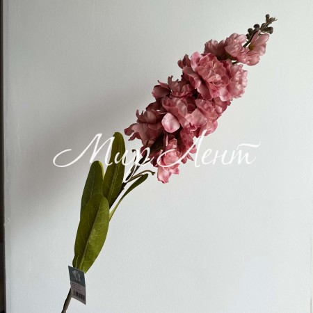 Букет дельфиниумов, 85 см, пудровый, шт.