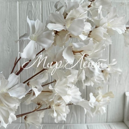 Ветка гардении, 112 см, айвори, шт.