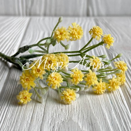 Незабудки, 16 см, желтые, упаковка 60 шт.