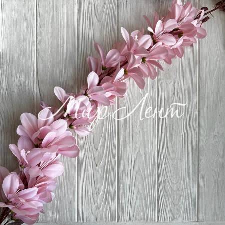 Магнолия (ветка), 129 см, розовая, шт.