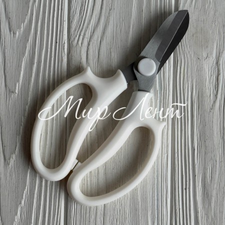 Ножницы флористические (T00560), 15,5 см, белые, шт.