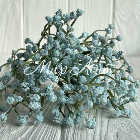 Ветка лобелии, 32 см, голубая, 1 шт.