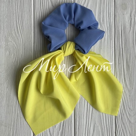 Резинка Твилли софт жатка Ukraine, 30 см, голубо-желтый, шт.