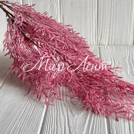 Ветка туи, 68 см, коралловый, шт.