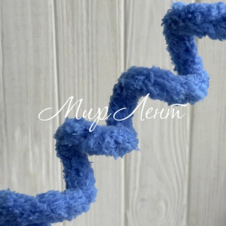 Плюшевая проволока (C10001), 20ммх100 см, светло-синяя, упаковка 5 шт.