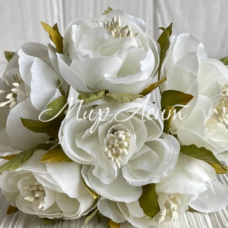 Бегония, 5х12 см, белая, упаковка 30 шт.