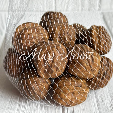 Горіх великий, 3,9х3,6 см, темно-коричневий, упаковка 15 шт.