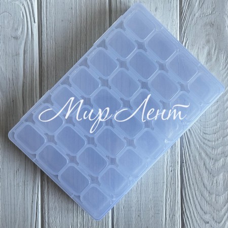 Органайзер прямоугольный (H01788), размер 21.5х14.5х3.3 см, шт.